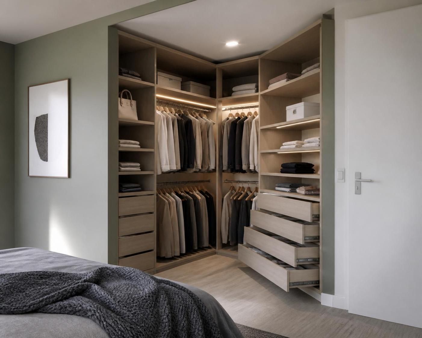 découvrez comment aménager un dressing sur mesure efficacement : guide complet des étapes à suivre et estimation des coûts pour un espace pratique et personnalisé.