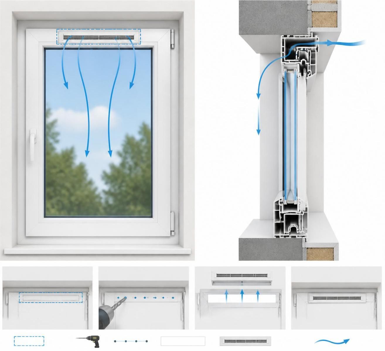 découvrez notre guide complet pour installer des grilles d'aération sur vos fenêtres en pvc, optimisant ainsi la ventilation et le confort de votre intérieur.