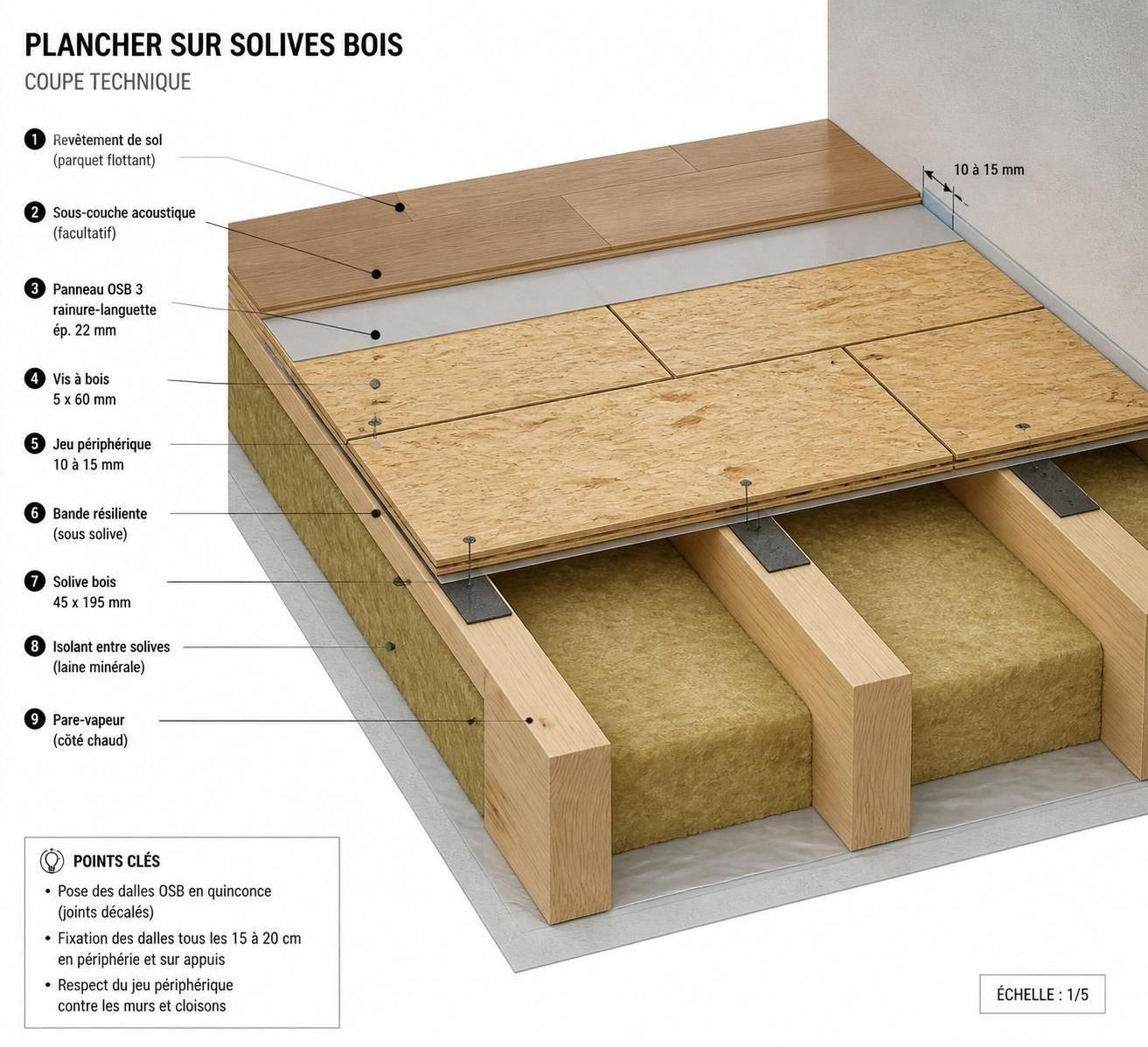 découvrez les différences entre le plancher en aggloméré et en osb pour faire le meilleur choix adapté à vos besoins de construction ou rénovation.