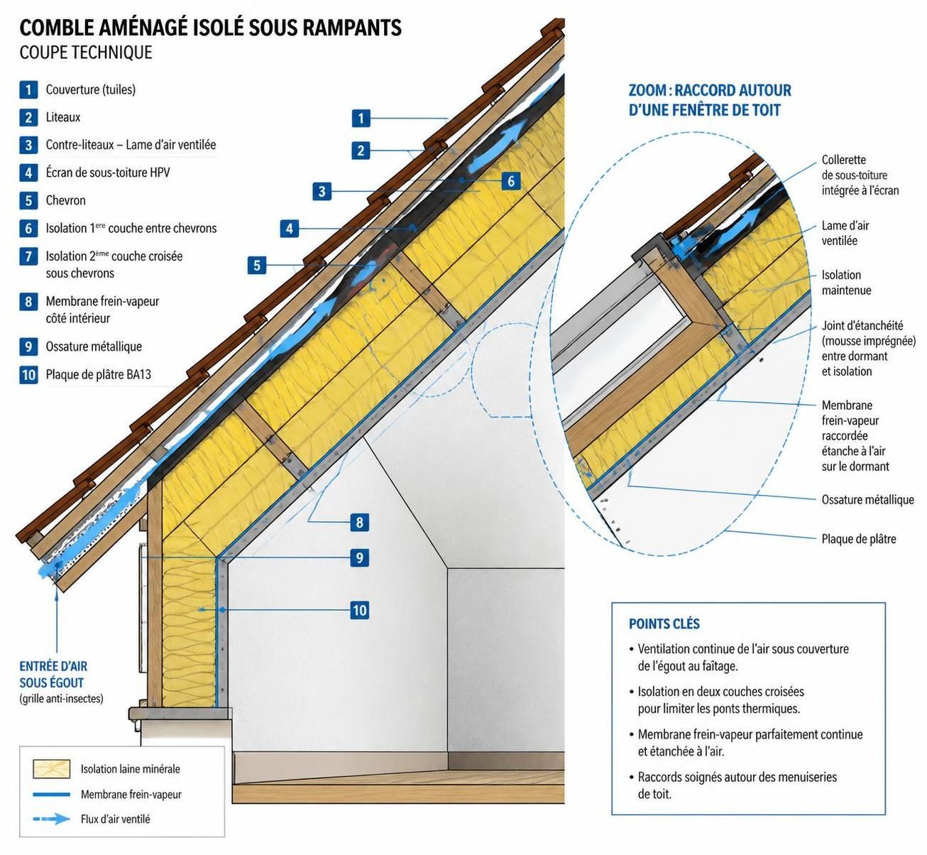 découvrez notre guide pas-à-pas pour isoler efficacement vos combles aménagés et améliorer le confort thermique de votre maison tout en réalisant des économies d'énergie.